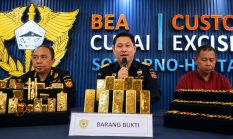 Bea Cukai Gagalkan Penyelundupan 17,5 Kg Emas ke Hongkong Senilai Rp45 Miliar