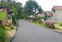 Kondisi Jalan Pameungpeuk–Gandasoli usai dilakukan pemeliharaan berkala.