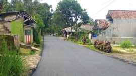 Kondisi Jalan Pameungpeuk–Gandasoli usai dilakukan pemeliharaan berkala.