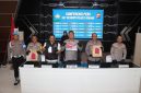 Kapolres Subang AKBP Dony Eko Wicaksono saat konferensi pers pengungkapan kasus pencurian di Aula Patriatama Polres Subang, Selasa (5/5/2026).
