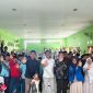 KOPRI PC PMII Sumenep saat menggelar sosialisasi pencegahan kekerasan terhadap perempuan dan anak di Aula MA Raudlah Najiyah Lengkong, Bragung, Rabu (13/5/2026).