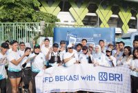 Car Free Day (CFD) bareng BRImo yang diadakan oleh BRI Kantor Cabang (KC) Bekasi Siliwangi.