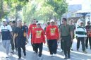 Ribuan peserta bersama Wakil Bupati Sumenep dan Kepala OPD mengikuti kegiatan Jalan Jalan Sehat (JJS) dalam rangka Hari Pendidikan Nasional (Hardiknas) 2026.