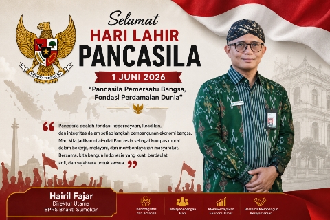 Direktur Utama BPRS Bhakti Sumekar, Hairil Fajar.