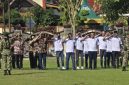 Pengurus DPD KNPI Kabupaten Sumenep mengikuti Upacara Hari Lahir Pancasila Tahun 2026 di halaman Kantor Pemkab Sumenep, Selasa (2/6/2026).