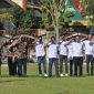 Pengurus DPD KNPI Kabupaten Sumenep mengikuti Upacara Hari Lahir Pancasila Tahun 2026 di halaman Kantor Pemkab Sumenep, Selasa (2/6/2026).