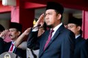 Bupati Sumenep Achmad Fauzi Wongsojudo saat memimpin Upacara Peringatan Hari Lahir Pancasila Tahun 2026 di halaman Kantor Pemerintah Kabupaten Sumenep, Selasa (2/6/2026).