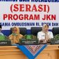 RSUD dr. H. Moh. Anwar Sumenep bersama perwakilan BPKN, YLKI, Ombudsman RI, dan BPJS Kesehatan saat kegiatan Sinergi dan Kolaborasi (Serasi) di RSUD dr. Moh. Anwar Sumenep.