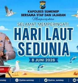 Kapolres Sumenep Ajak Masyarakat Jaga Kelestarian Laut pada Hari Laut Sedunia 2026