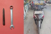 Barang bukti yang berhasil diamankan oleh petugas kepolisian.