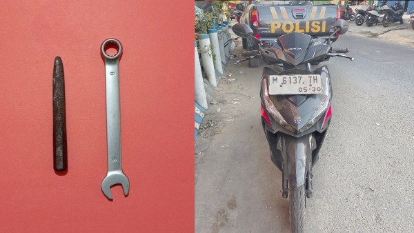 Barang bukti yang berhasil diamankan oleh petugas kepolisian.