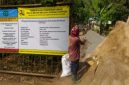 Proyek yang didanai Anggaran Pendapatan dan Belanja Negara (APBN) Tahun Anggaran 2026 itu diduga menggunakan material batu yang diambil dari kawasan sekitar mata air.