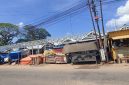 Lapak pasar Ganding Sumenep tampak depan.