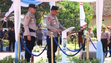 Kapolda Jawa Timur Irjen Pol. Drs. Nanang Avianto, M.Si. meresmikan perubahan status Polres Sumenep menjadi Polresta Sumenep sekaligus melantik Kombes Pol. Ariek Indra Sentanu, S.H., S.I.K., M.H. sebagai Kapolresta Sumenep pertama, Rabu (15/7/2026).
