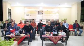Kapolresta Sumenep Kombes Pol. Ariek Indra Sentanu, S.H., S.I.K., M.H. menggelar nonton bareng (nobar) pertandingan final Piala Dunia 2026.