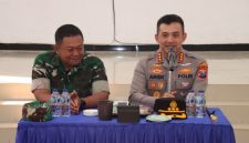 Kapolresta Sumenep Kombes Pol. Ariek Indra Sentanu, S.H., S.I.K., M.H., bersama Dandim 0827/Sumenep.