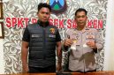 Barang bukti yang ditunjukkan  Sapeken, Polresta Sumenep.