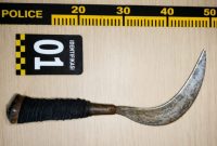 Barang bukti yang berhasil diamankan dari kasus penganiayaan di Guluk-guluk.