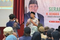 Anggota DPRD, Rendra Masdrajad Safaat pada suatu acara beberapa waktu lalu. (ist).