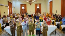 Bimbingan Teknis (Bimtek) Implementasi Konvensi Hak Anak dalam Penyelenggaraan Layanan bagi Anak yang Memerlukan Perlindungan, di Bale Hinggil Convention Hall, Selasa (21/7/2026).