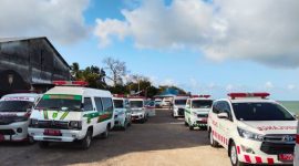 Pemkab Sumenep menempatkan armada ambulans beserta tenaga kesehatan di Pelabuhan Kalianget.