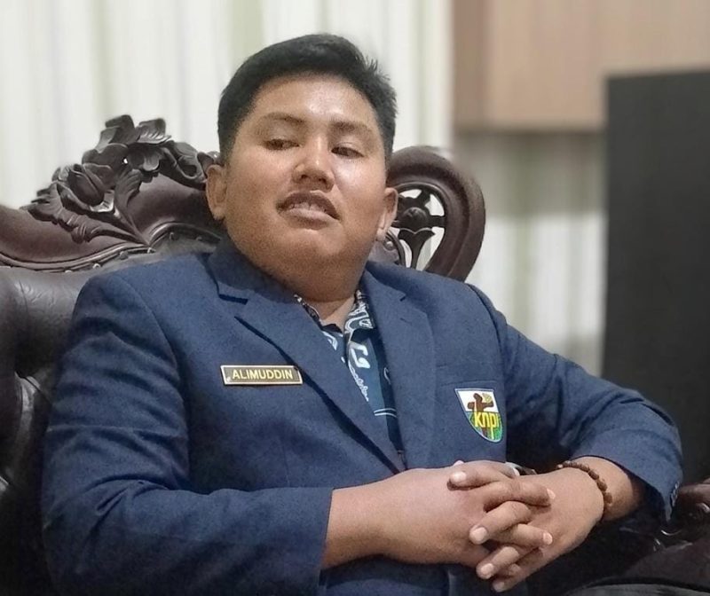 Sekretaris OKK DPD KNPI Sumenep, Alimuddin.