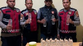 Barang bukti yang berhasil diamankan oleh polisi.