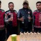 Barang bukti yang berhasil diamankan oleh polisi.