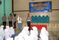 Polresta Sumenep melakukan kegiatan Sosialisasi Edukasi Paham AI di MAN Sumenep, Desa Pamolokan, Kecamatan Kota Sumenep, Selasa (18/8/2026).