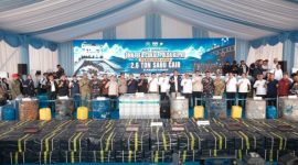 Barang bukti yang berhasil diamankan dalam operasi yang berlangsung pada 17-18 Agustus 2026.