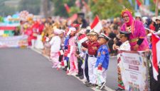 Pawai Budaya PAUD dalam rangka memeriahkan HUT ke-81 Kemerdekaan Republik Indonesia, Sabtu (22/8/2026).