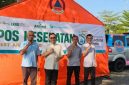 Salah satu posko yang berada tak jauh dari gerbang keluar Tol Jombang.