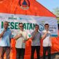 Salah satu posko yang berada tak jauh dari gerbang keluar Tol Jombang.
