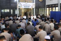 Maulid Nabi Muhammad SAW 1448 H/2026 M di Masjid Walisongo Polresta Sumenep, Kamis (27/8/2026) pagi.