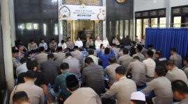 Maulid Nabi Muhammad SAW 1448 H/2026 M di Masjid Walisongo Polresta Sumenep, Kamis (27/8/2026) pagi.