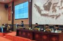 Wakil Bupati Sumenep KH Imam Hasyim, saat membacakan sambutan Bupati Achmad Fauzi Wongsojudo.