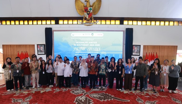 Peserta konferensi internasional International Course & Experiential Learning: Islamic Justice bertajuk 