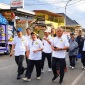 Wabup Sumenep bersama Dirut BPRS Bhakti Sumekar dan jajaran direksi di kegiatan JJS.