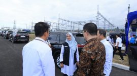 Bupati Banyuwangi Ipuk Fiestiandani yang turut mengikuti peluncuran mengatakan Pemkab Banyuwangi siap mendukung kelancaran pembangunan PLTS.
