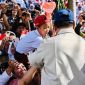 Sambutan hangat masyarakat Gumi Mekepung untuk Presiden Prabowo dalam kunjungannya di Kabupaten Jembrana, Provinsi Bali, pada Selasa, 25 Agustus 2026 Foto: BPMI Setpres/Laily Rachev