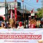 Karnaval Kebangsaan 2026 di Banyuwangi dalam rangka memperingati HUT ke-81 Kemerdekaan Republik Indonesia, Kamis (13/8/2026).