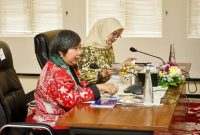 Ketua Komnas HAM RI, Anis Hidayah, saat menghadiri audiensi dan sosialisasi Program Penilaian HAM di Banyuwangi, Kamis (6/8/2026).