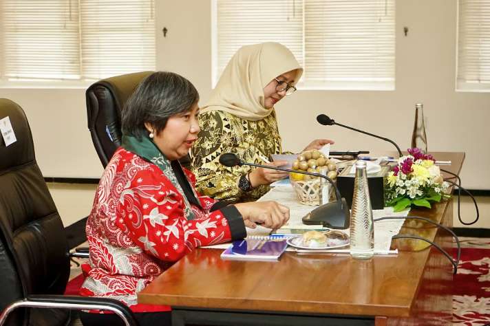 Ketua Komnas HAM RI, Anis Hidayah, saat menghadiri audiensi dan sosialisasi Program Penilaian HAM di Banyuwangi, Kamis (6/8/2026). 