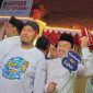 Bupati Sumenep Achmad Fauzi Wongsojudo dan Kepala Bappeda Sumenep saat mengabadikan momen kebersamaan di Stan Bappeda dalam Pameran Pembangunan MNV 2026.