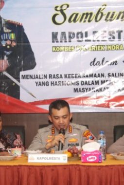 Kapolresta Sumenep Sambung Roso dengan Forkopimcam dan 11 Kades di Rubaru