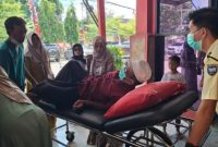 Moh. Suri (Korban) saat menjalani perawatan di RSD dr. H. Moh. Anwar Sumenep. 