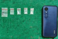 Barang bukti yang berhasil diamankan polisi.