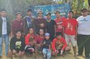 Kader GP Ansor di Kecamatan Lenteng usai mengikuti turnamen bola tangkap atau Balbudih.