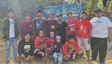 Kader GP Ansor di Kecamatan Lenteng usai mengikuti turnamen bola tangkap atau Balbudih.