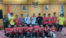 Pelepasan kontingen BSA berlangsung di Aula Diponegoro, Kantor Bupati Bangkalan, Selasa (1/9/2026).
